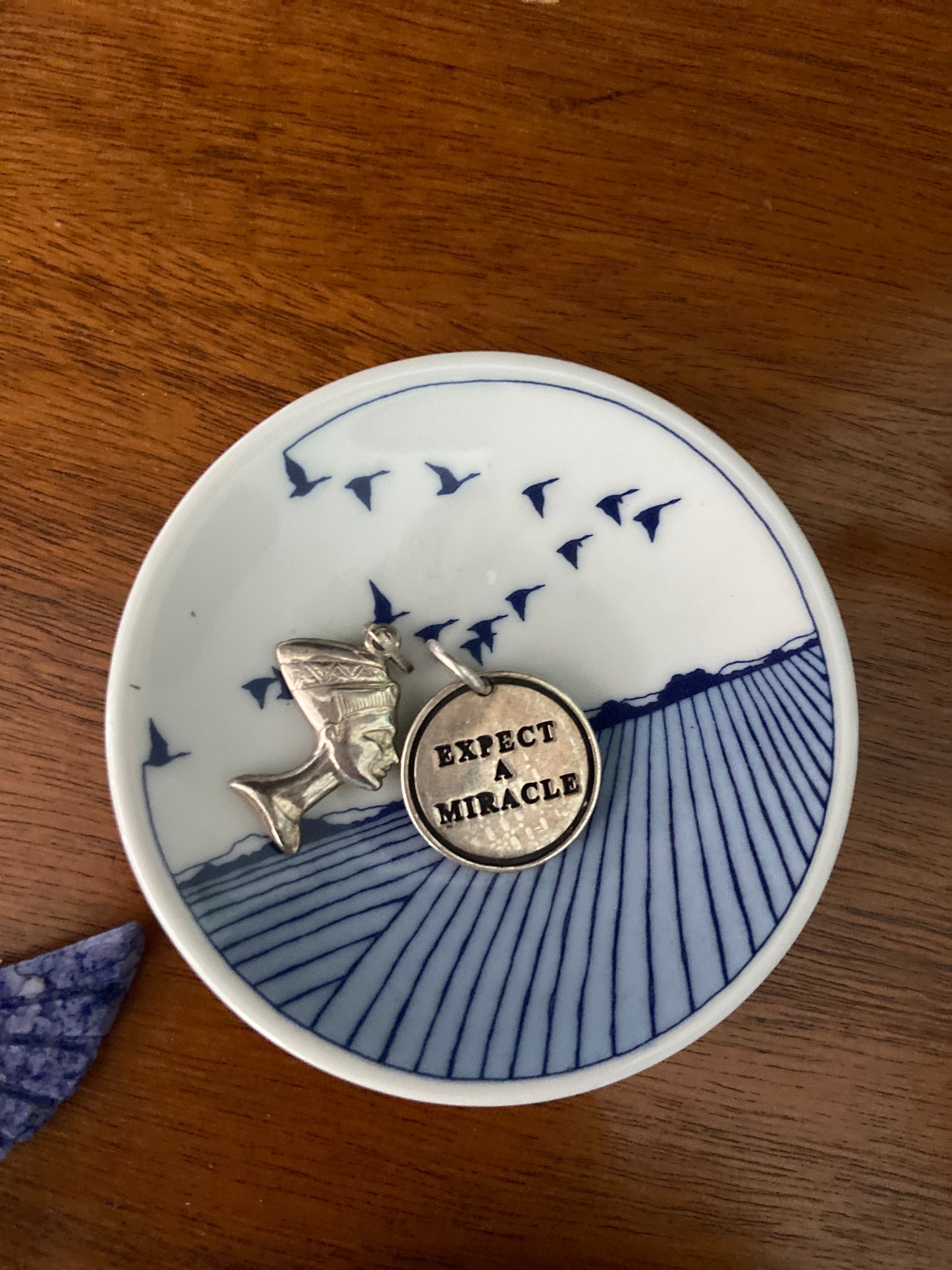 Petite Antique Bone China Dish