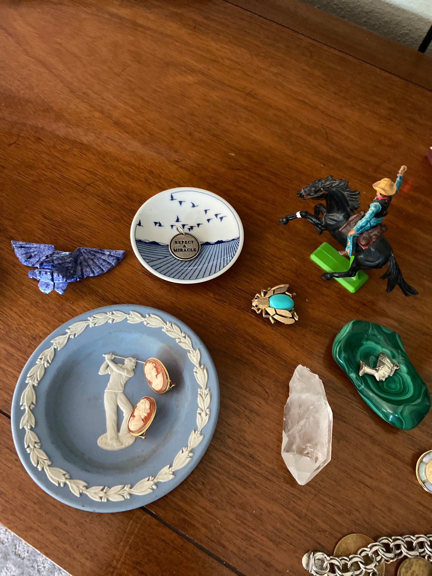 Petite Antique Bone China Dish