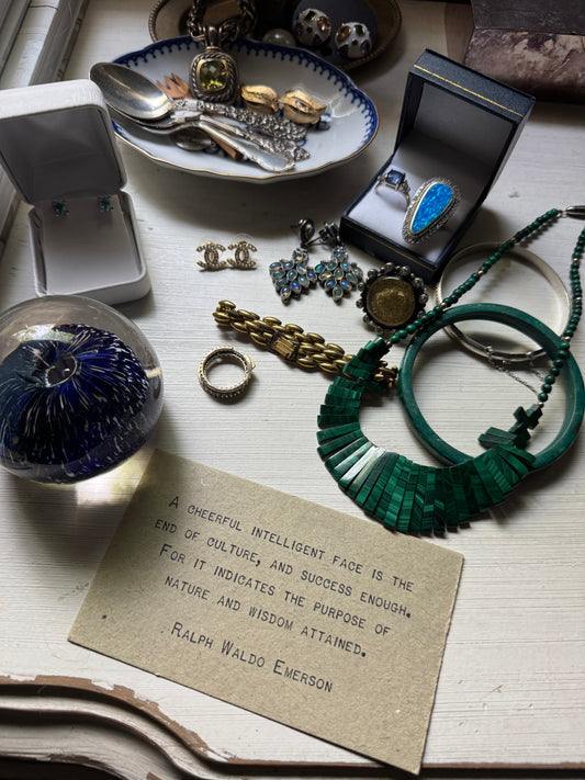 Malachite Vintage Necklace