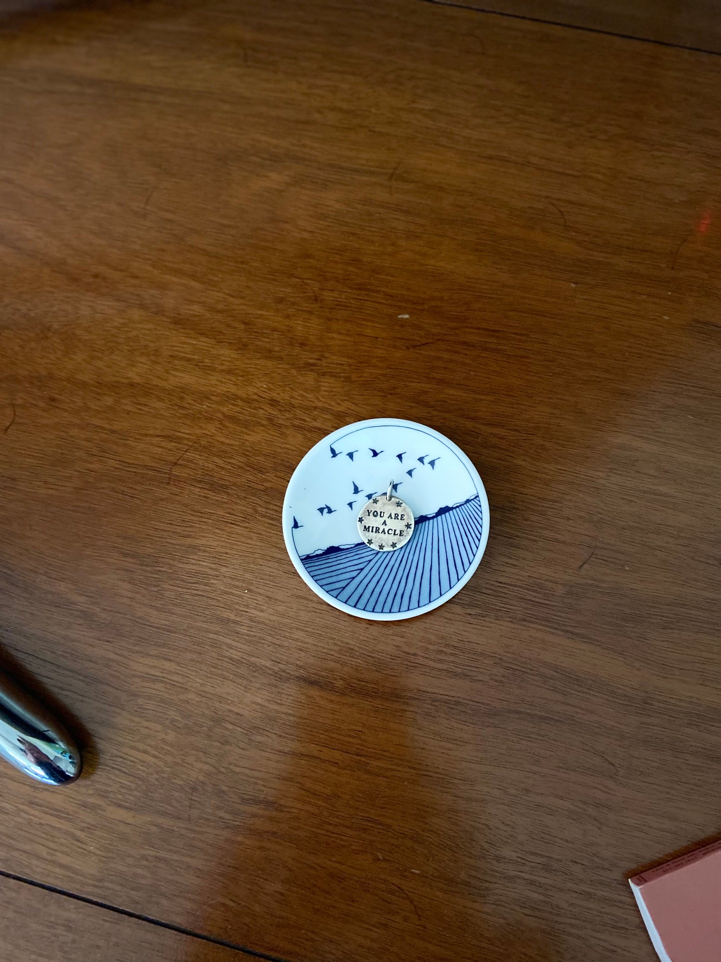 Petite Antique Bone China Dish