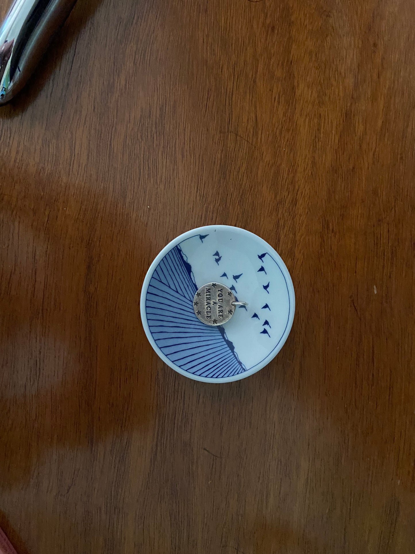 Petite Antique Bone China Dish