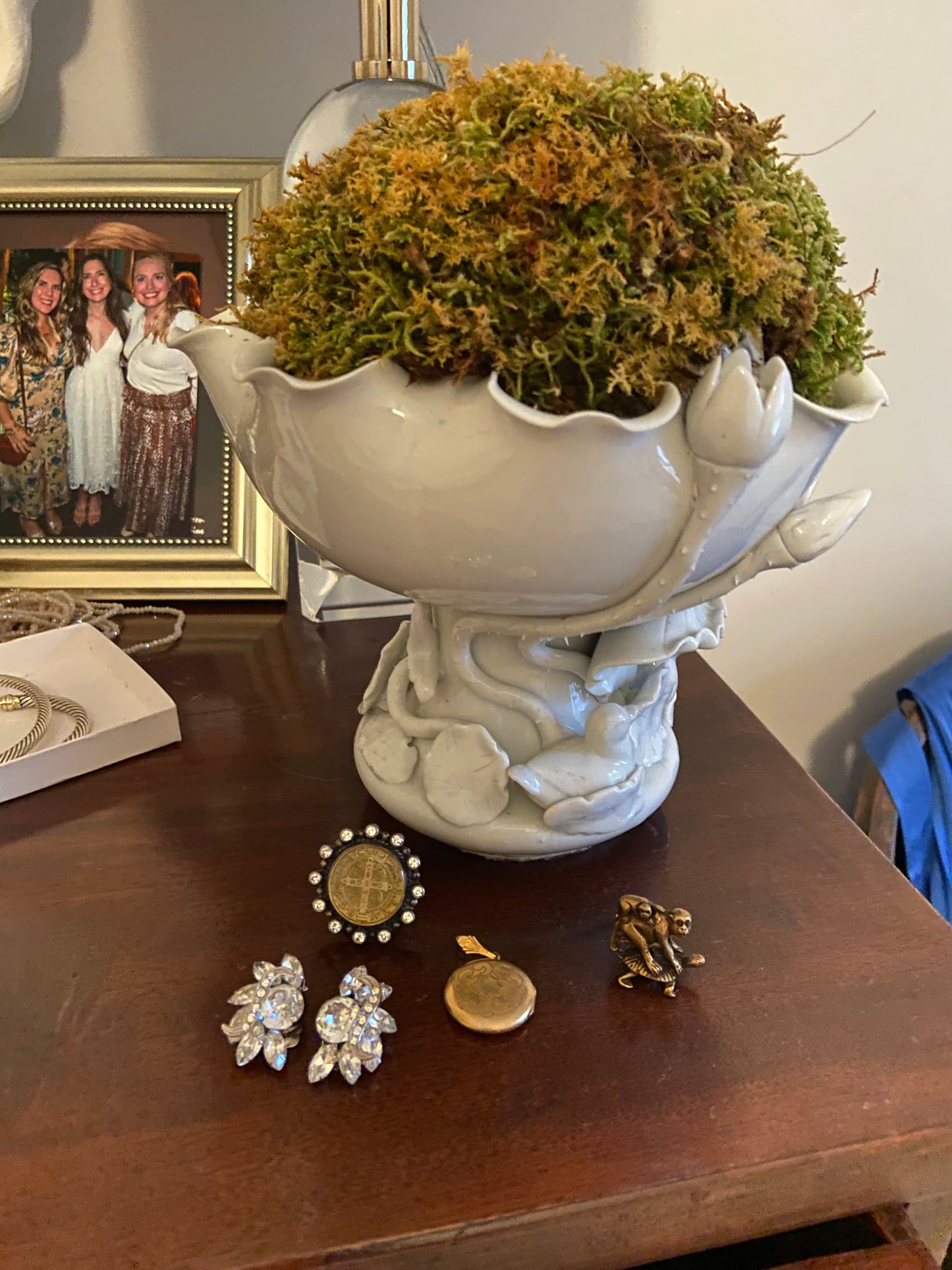 “2 Monkeys On A Turtle,” (Brass, Mini- Sculpture)