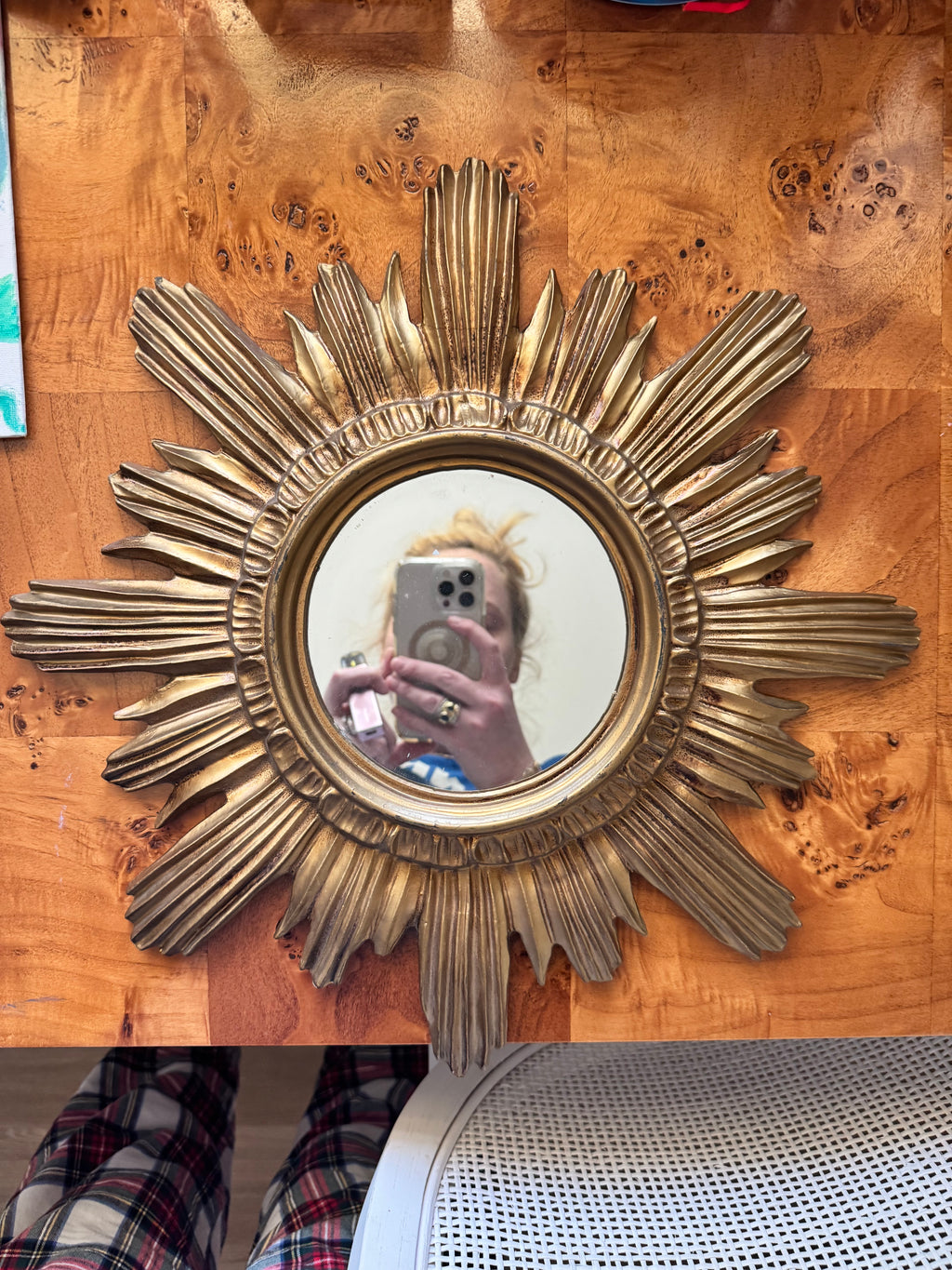 Sunburst mirror from Madrid