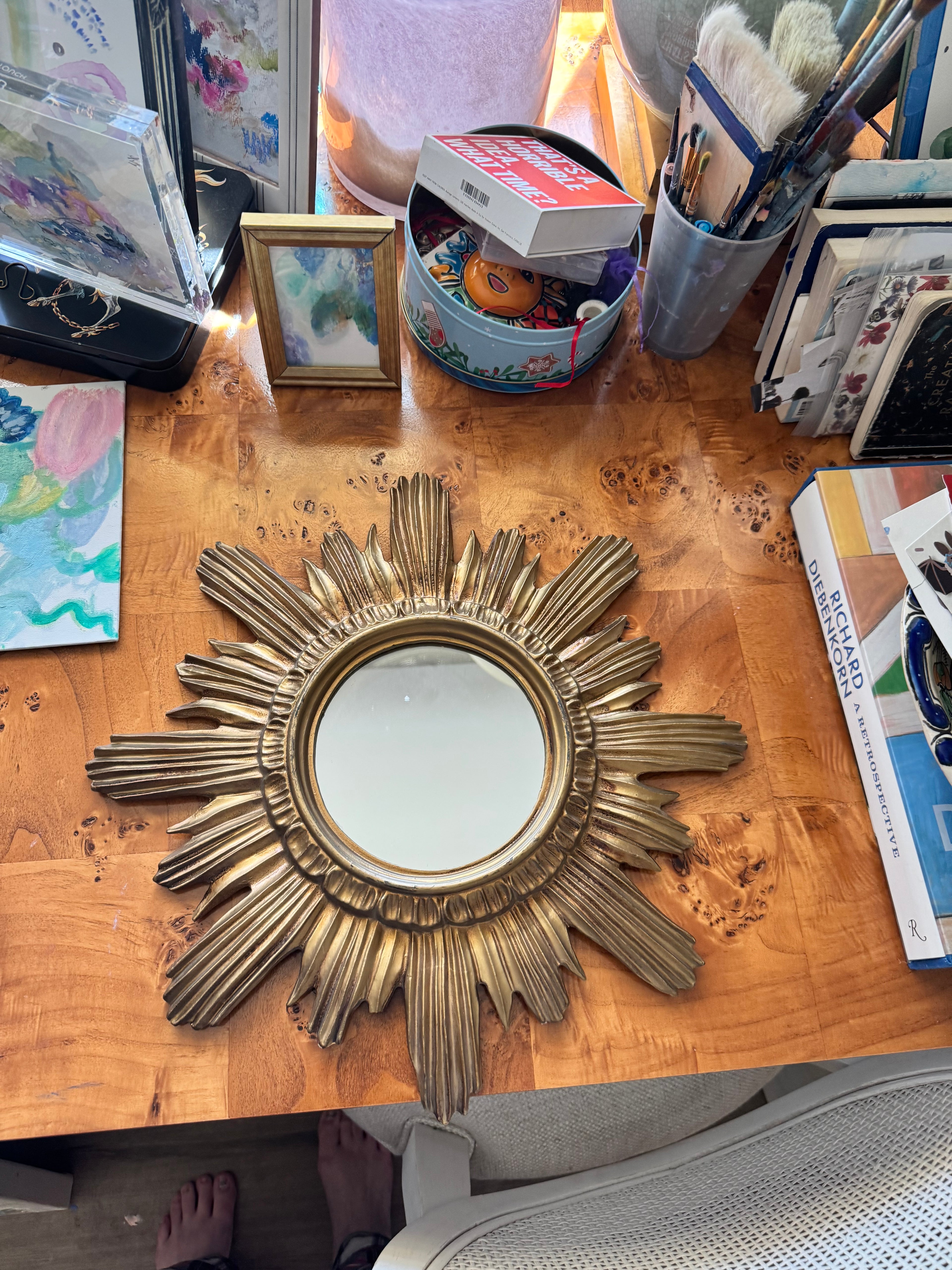 Sunburst mirror from Madrid