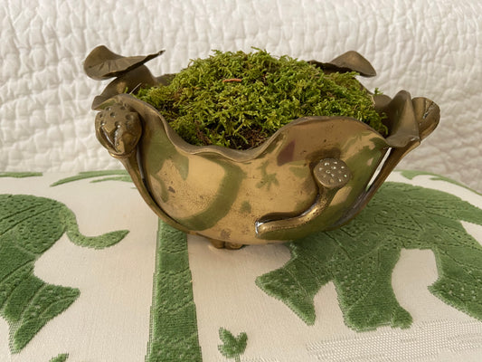 Brass Lily Pad Bowl