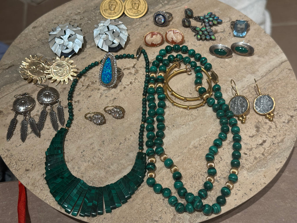 Malachite Vintage Necklace