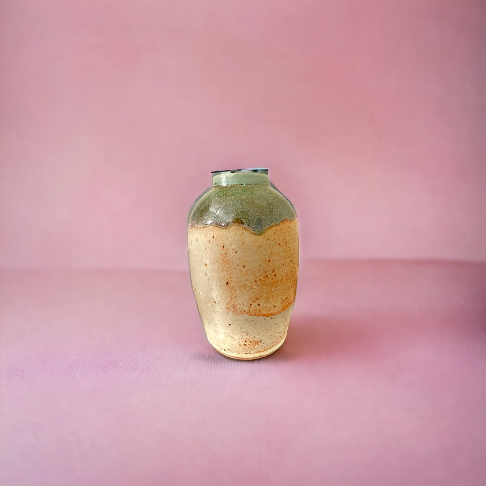 Handmade Pottery Vase from unknown Highlands, NC artist