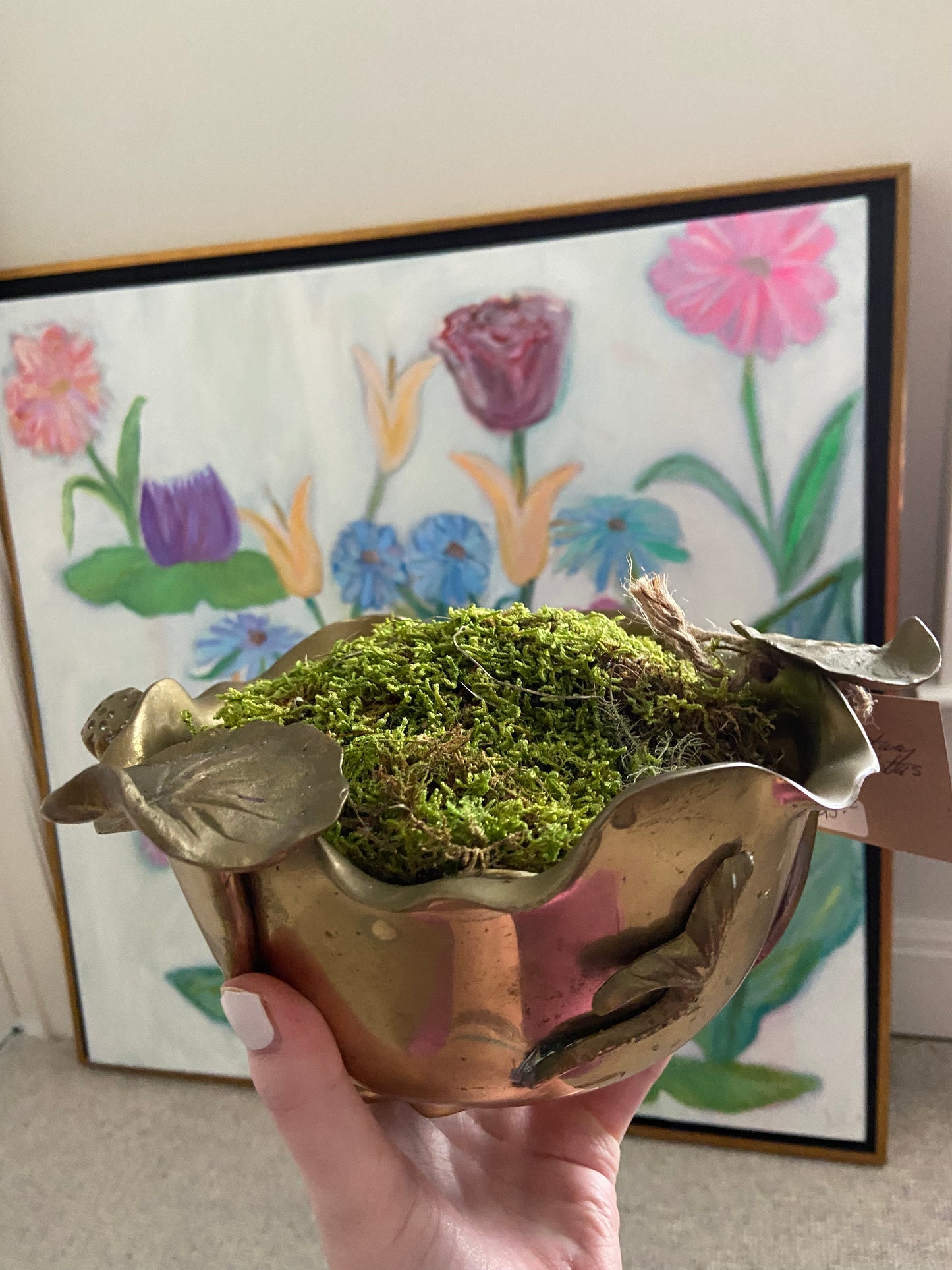 Brass Lily Pad Bowl