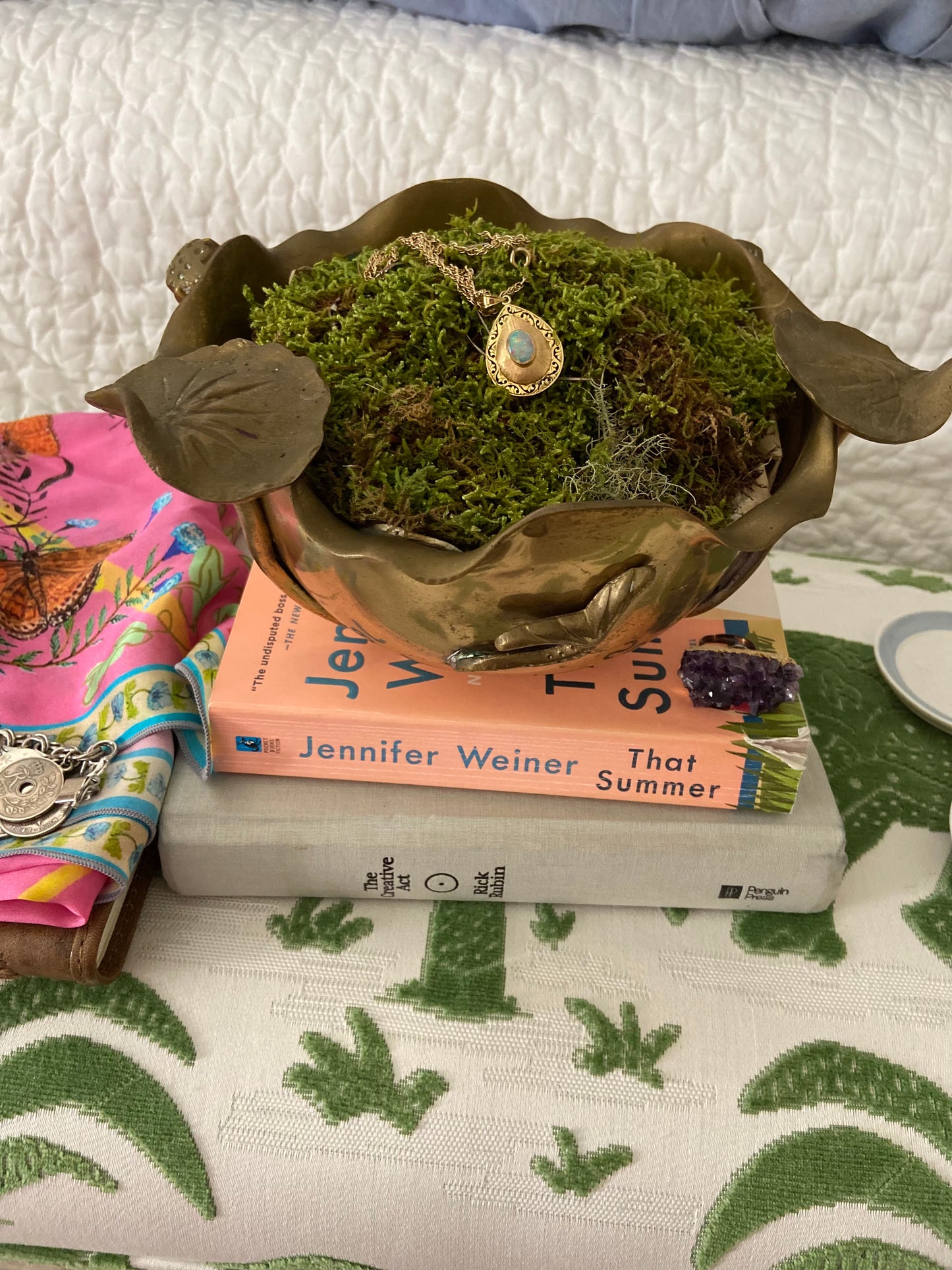 Brass Lily Pad Bowl