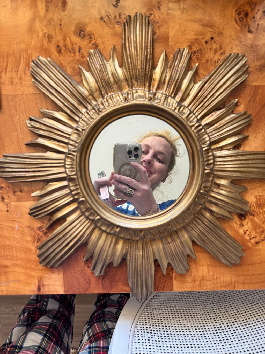 Sunburst mirror from Madrid