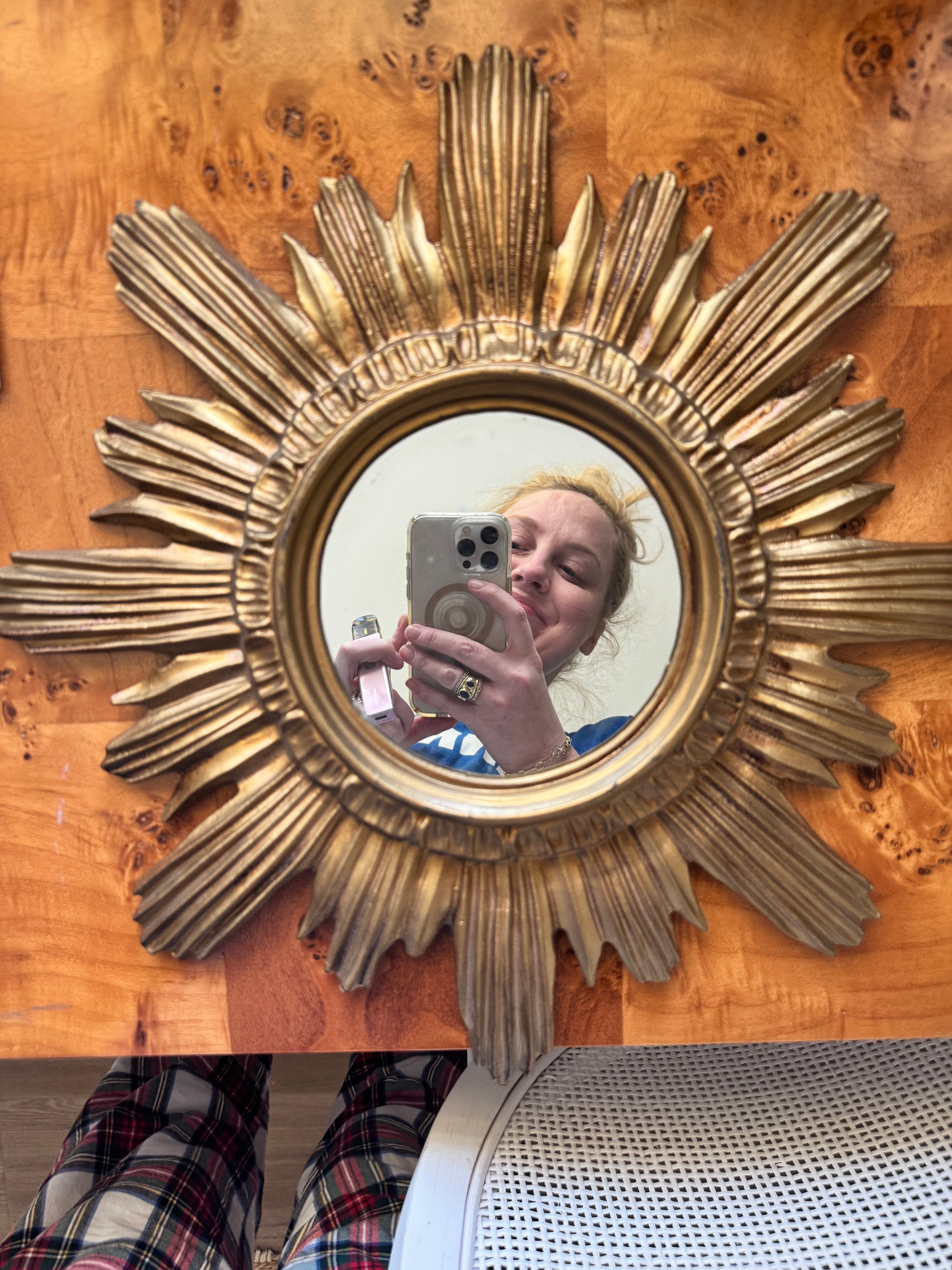 Sunburst mirror from Madrid