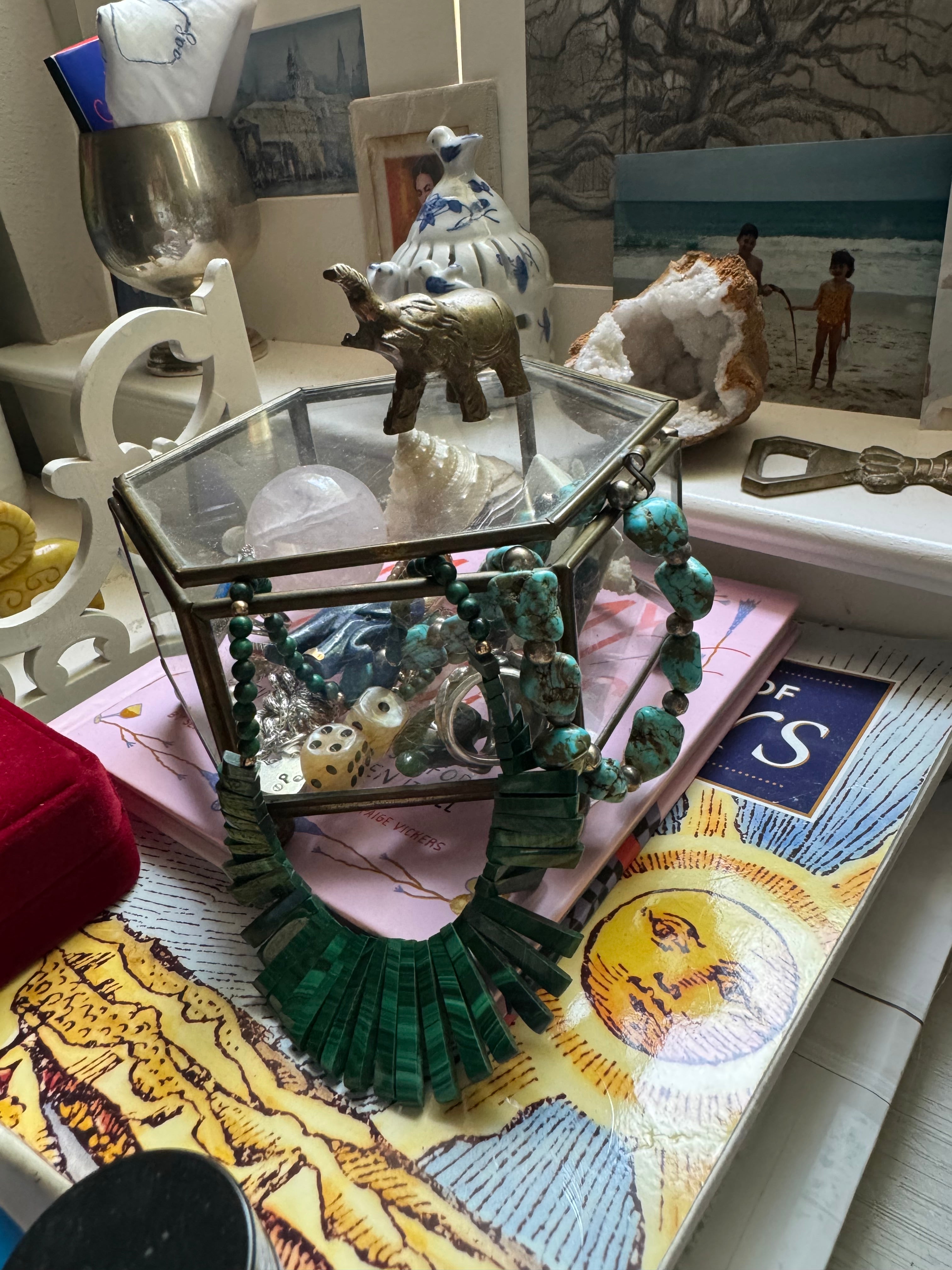 Malachite Vintage Necklace