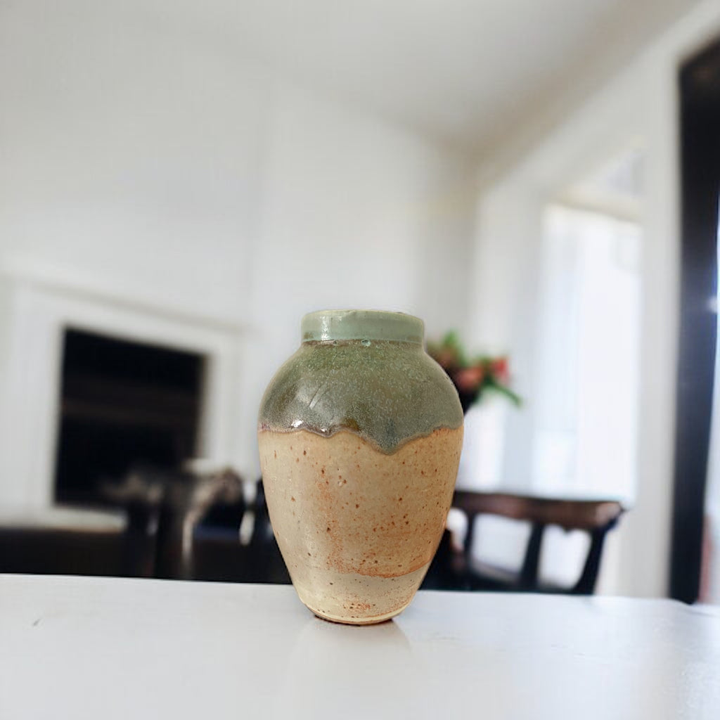 Handmade Pottery Vase from unknown Highlands, NC artist