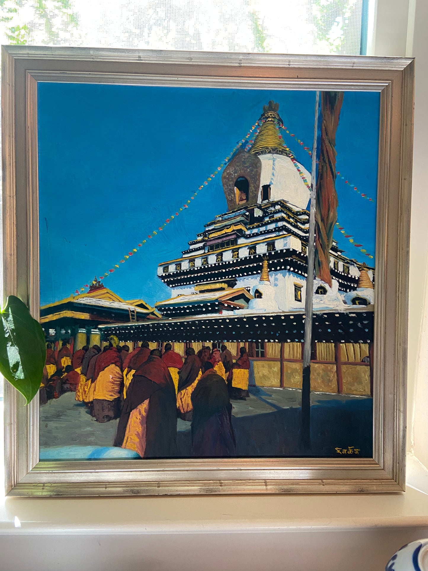 Monks at Buddhist Temple, Dehradun.