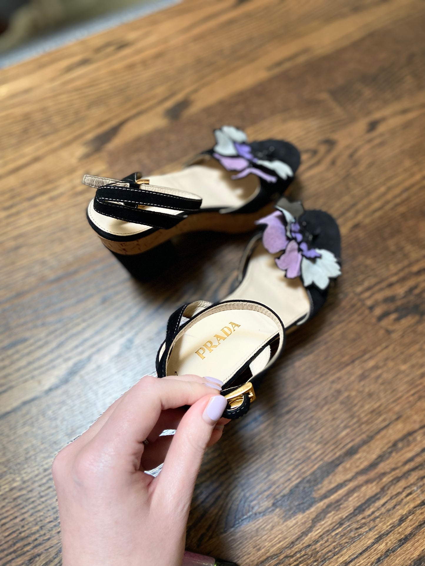 Prada Orchid Espadrilles