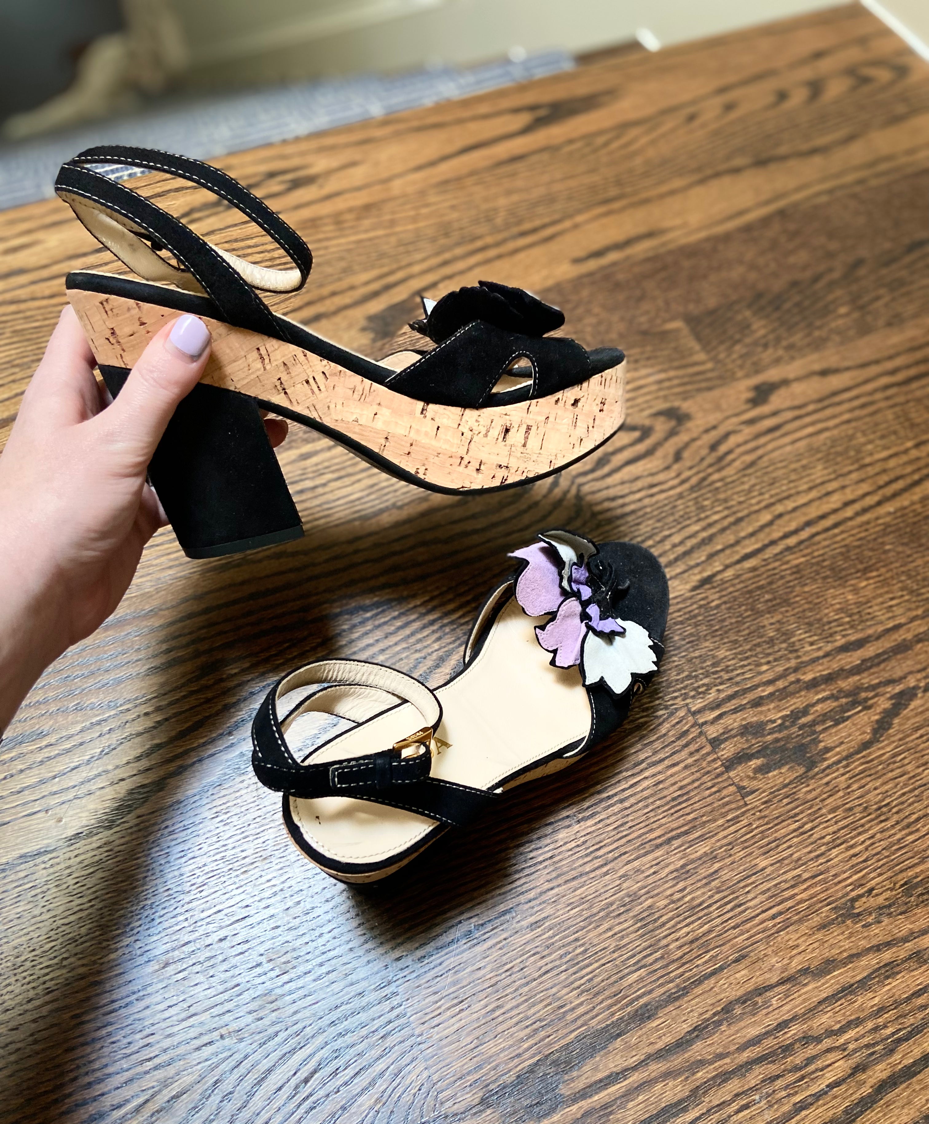 Prada Orchid Espadrilles